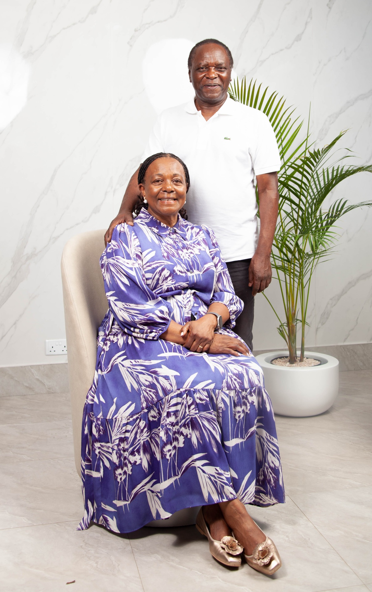 Dr. Edward G. Tamale-Sali and Mrs. Tamale-Sali, Founders of Sali International Women's Hospital